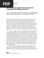 Download Bacterial blight-resistant lines with Xa23 are comparable with IRBB pyramid lines by Grace Caas SN46788158 doc pdf