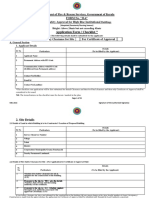 Application Form / Checklist