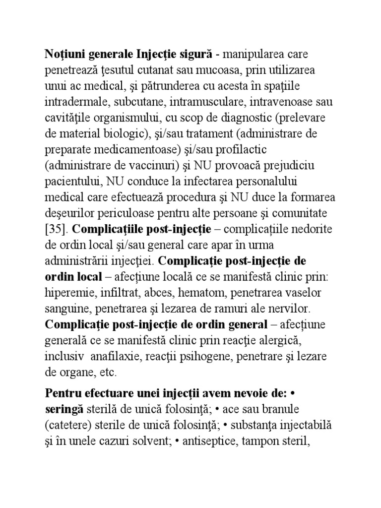 Injectia 2 | PDF