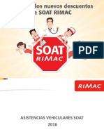 Beneficios SOAT RIMAC 2016