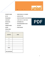 Unisel Risk Management