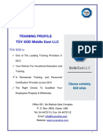 TUV Synopsis of Training Dubai