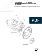 CX250 Variable Delivery Hydraulic Pump, Flange