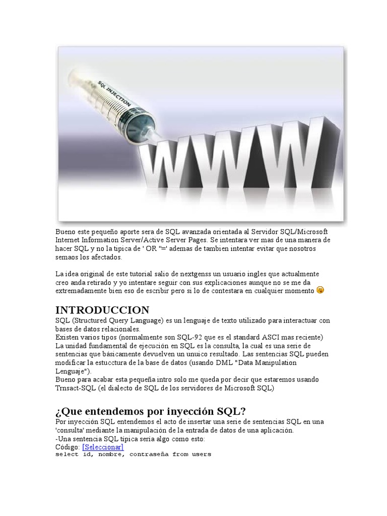SQL Avanzada Orientada Al Servidor SQLMicrosoft | PDF | SQL | Servidor ...