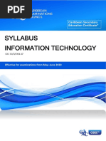 (Instructions) CXC CSEC INFORMATION TECHNOLOGY - SBA - 2023 | PDF ...