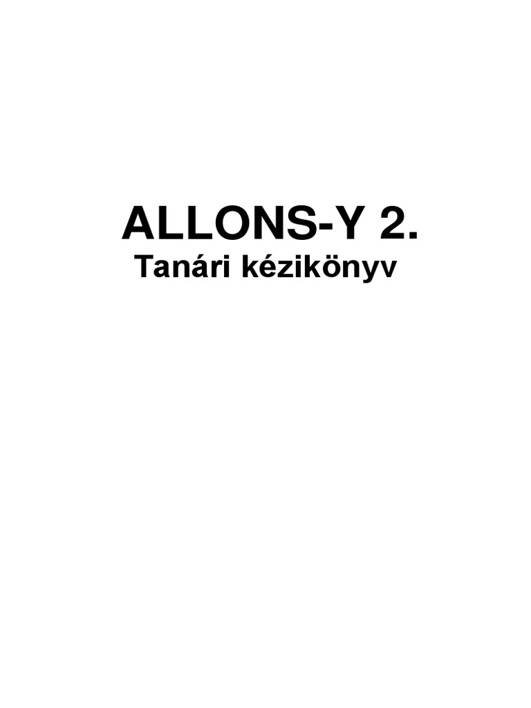 Allons-Y 2 PDF | PDF