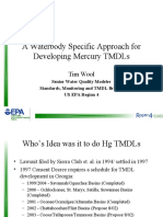 Developing Mercury TMDLs for Waterbodies