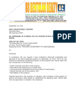 Cover Appraisal Report - Sta. Felomina, Alburquerque, Bohol Property