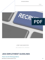 Job Vacancies - JESS Dubai