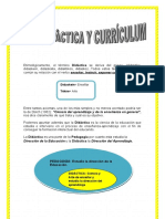 Curriculum y didactica