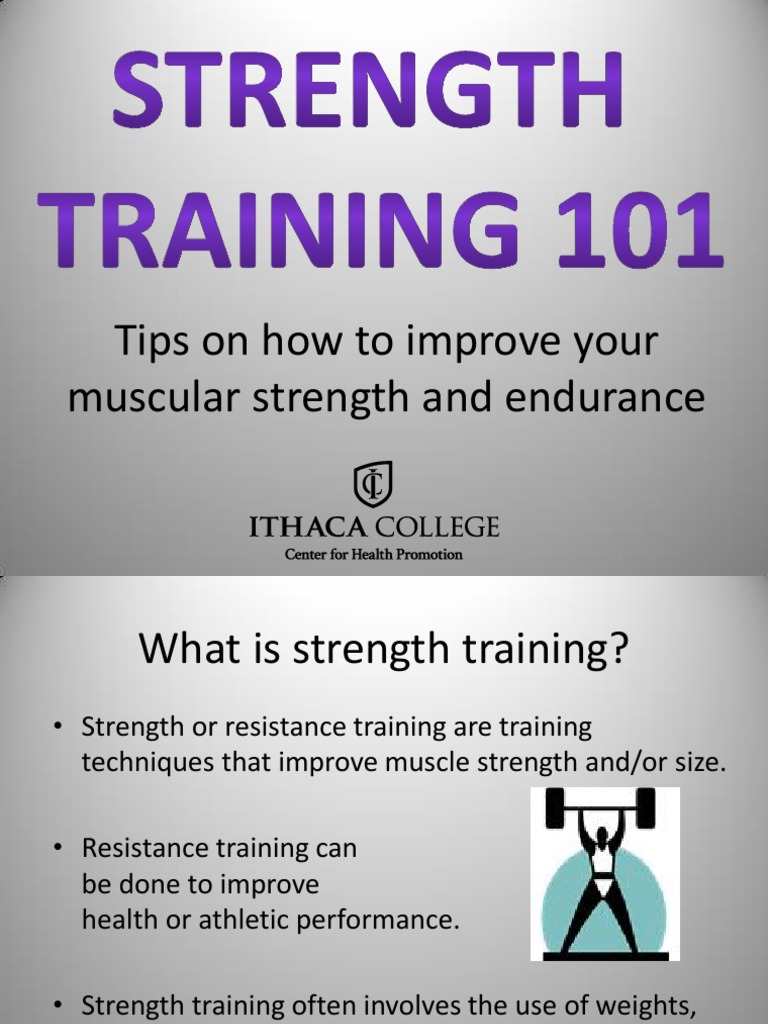 Strengthtraining PDF Strength Training Weight Training