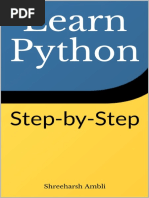 Learn Python - Step-by-Step