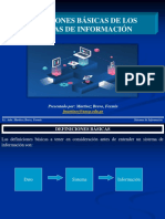 Definiciones básicas de sistemas, datos e información