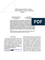 Reliability and correlates of intra-individual variability in the oculomotor system