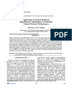 Application of Newton Raphson Algorithm For Optimizing Transmission Control Protocol Performance