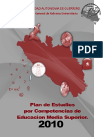 Plan de Estudios Por Competencias EMS UA PDF