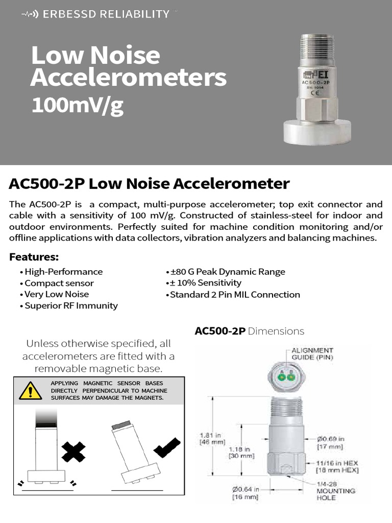 AC500 2P Accelerometer 2018 v1 | PDF