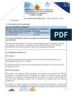 Guía de actividades y rúbrica de evaluación – Tarea  4 Dibujo en CAD paramétrico