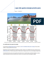 Ar-condicionado que não gasta energia pronto para o mercado