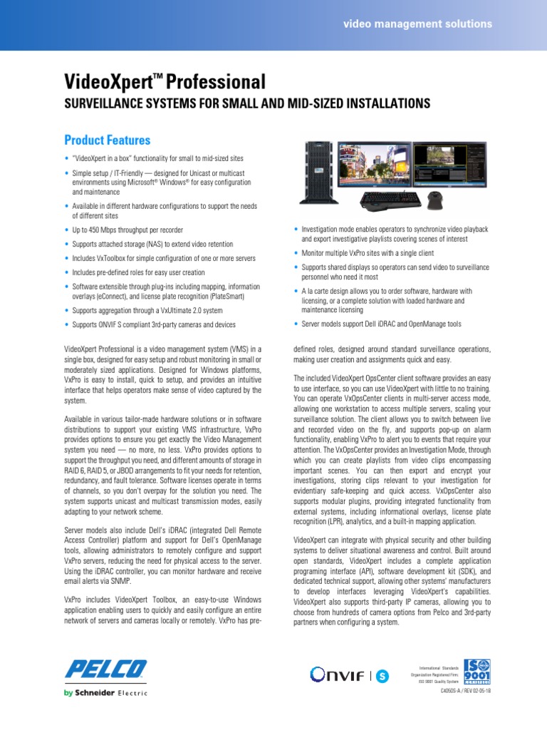 Vxpro Specification Sheet Pdf Pdf Hdmi Computer Hardware