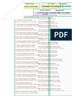 Passive Voice Sentence Rewrites