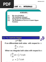 Unit 4: Integrals Unit 4: Integrals