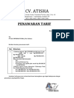 PENAWARAN TARIF Baruu