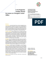 Análisis del servicio de Psiquiatría de enlace e interconsultas durante tres mesese en el Hospital Central Militar