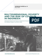 Multidimensional Poverty and COVID-19 Risk in Indonesia