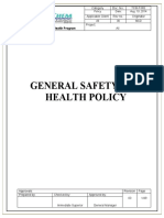 Safety and Health Policy