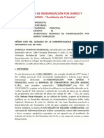 DEMANDA DE INDEMNIZACIÓN POR DAÑOS Y PERJUICIOS - Accidente de Tránsito