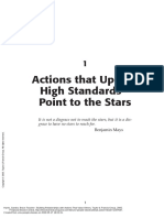 Actions That Uphold High Standards - Point To The Stars