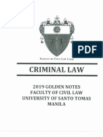 Golden Notes - Criminal Law PDF