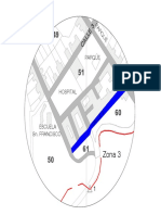 Mapa de la Zona 3 con servicios básicos