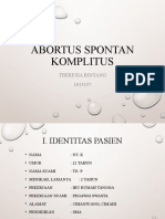 Abortus Spontan Komplitus minggu 0 bintang