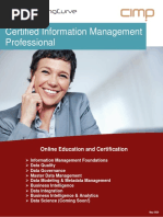 Certified Information Management Professional: Online Education and Certification