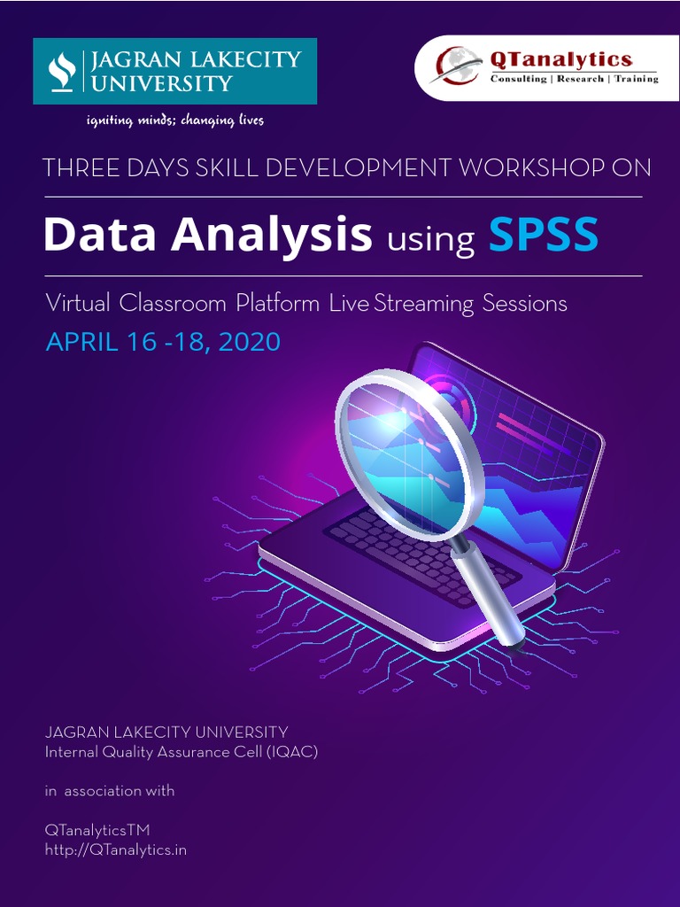 SPSS Workshop for Researchers | PDF | Spss | Statistics