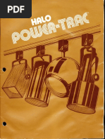 Halo Lighting Power Trac Lighting Catalog 1977