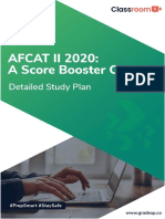 Afcat Study Plan 2 2020