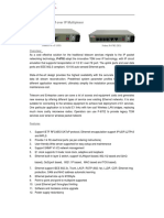 Prima P-6702 TDM Over IP Multiplexer: Overview