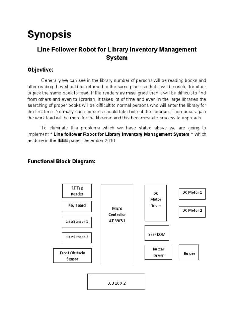 Library Inventory Management Robot | PDF | Computer Keyboard | Computer ...
