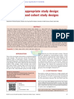 (BAHAN BACAAN) Selecting The Appropriate Study Design - Case-Control and Cohort Study Designs