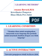 PPt 20 Metode & Teknik Pengajaran Holistik Learning Methods