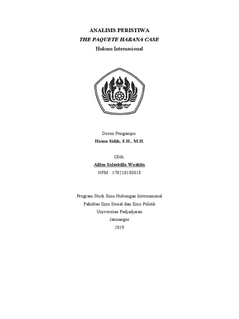 Paquete Habana Case PDF