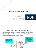 Cluster Analysis Types and Concepts