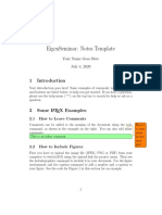 Eigenseminar: Notes Template: Your Name Goes Here July 4, 2020