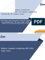 Subject Name: Computer Architecture Department: Bachelor of Computer Application Created By: Dr. Sanjeev Punia