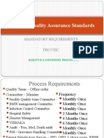 National Quality Assurance Standards: Mandatory Requirements PHC/CHC