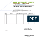 Daftar Isian Pekerjaan Yang Disubkontrakkan