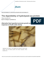 The Digestibility of Hydrolyzed Soy Protein